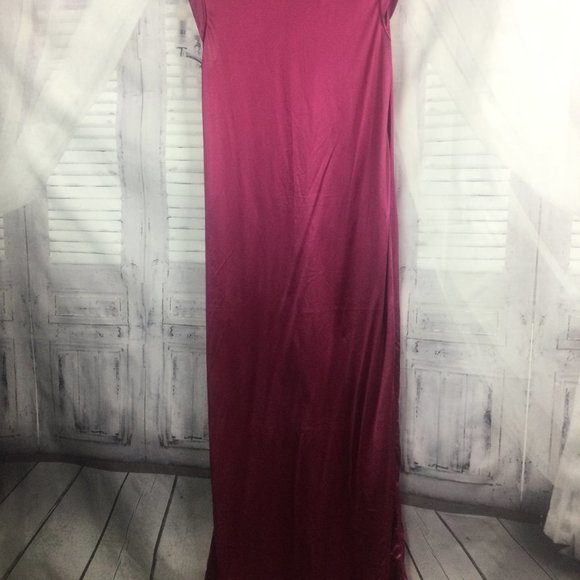 Diane Von Furstenberg Vintage  Pink Maxi Nightgown S - Picture 5 of 9